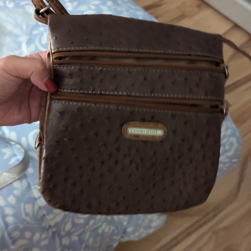 Leather crossbody messenger bag - Picture 10 of 10